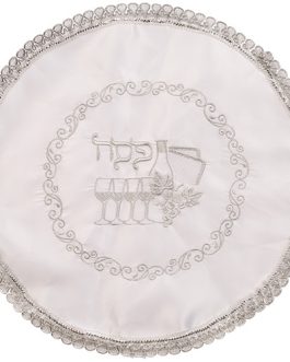 כיסוי פסח סטן עם רקמה 47 ס"מ אריזת צלופן