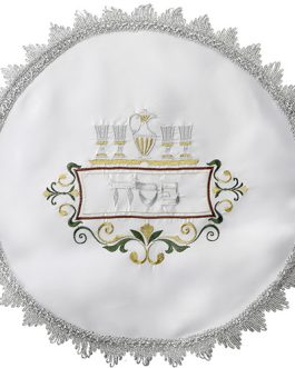 כיסוי פסח סטן עם רקמה 47 ס"מ אריזת צלופן