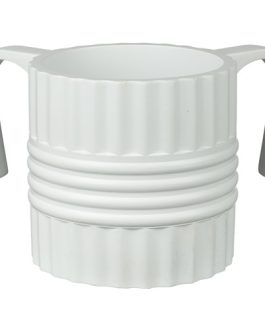 נטלה פולירייזין מהודרת גוון לבן עם עיטור 11 ס"מ