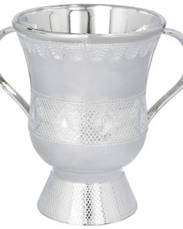 נטלה פלסטיק מהודרת צבע כסף 16 ס"מ