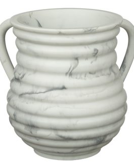 נטלה פולירייזין מהודרת בגווני שיש לבן 13.5 ס"מ