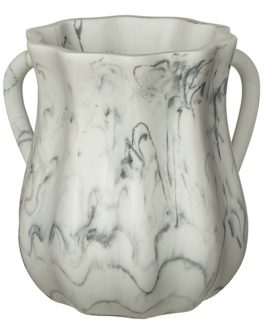 נטלה פולירייזין מהודרת בגוון שיש לבן 13.5 ס"מ